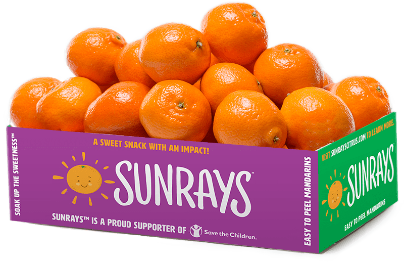 5 pound box of Sunrays clementines